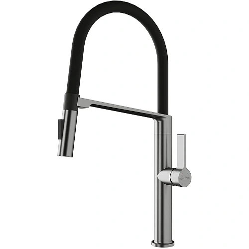 Смеситель для кухни Paulmark Barrel брашированная сталь Ba214029-BS Смеситель для кухни Paulmark Barrel брашированная сталь Ba214029-BS