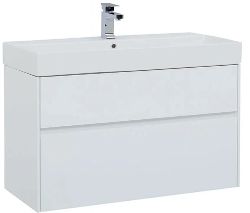 Тумба под раковину Aquanet Бруклин 100 белый 00203961 Тумба под раковину Aquanet Бруклин 100 белый 00203961