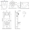 Комплект инсталляции AM.PM Spirit V2.0 IS90201.701900 PrimeFit с клавишей S белый с унитазом Spirit V2.0 Aquaspin Комплект инсталляции AM.PM Spirit V2.0 IS90201.701900 PrimeFit с клавишей S белый с унитазом Spirit V2.0 Aquaspin
