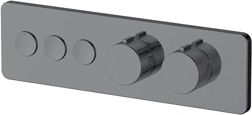 Смеситель для душа Allen Brau Liberty 5.33003-MG (с внутренней частью, 3 выхода) графит браш Смеситель для душа Allen Brau Liberty 5.33003-MG (с внутренней частью, 3 выхода) графит браш