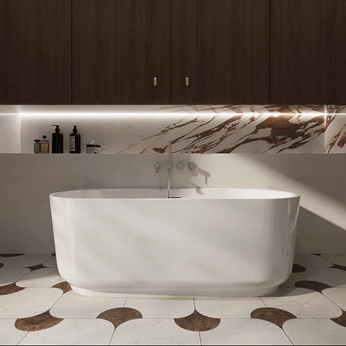 Смеситель для ванны Vincea Groove VBTW-4G1BN встраиваемый, брашированный никель Смеситель для ванны Vincea Groove VBTW-4G1BN встраиваемый, брашированный никель