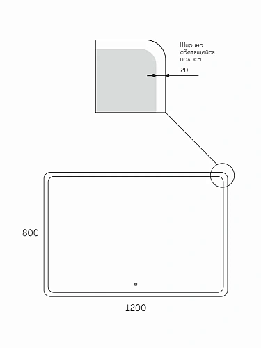 Зеркало Taliente Zled-D с LED-подсветкой, 120x80см, прямоугольное TA-Zled-D12080 Зеркало Taliente Zled-D с LED-подсветкой, 120x80см, прямоугольное TA-Zled-D12080