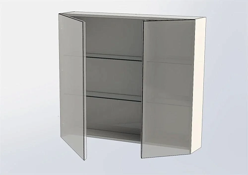 Зеркальный шкаф Aquanet Нью-Йорк 100 орех 00203955 Зеркальный шкаф Aquanet Нью-Йорк 100 орех 00203955