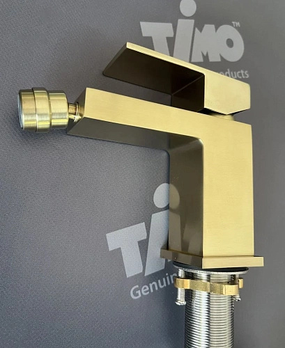 Смеситель для биде Timo Selene 2062/17F золото матовое Смеситель для биде Timo Selene 2062/17F золото матовое