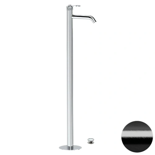 Смеситель для раковины Remer Atelier AL18CFP, черный брашированный хром Смеситель для раковины Remer Atelier AL18CFP, черный брашированный хром