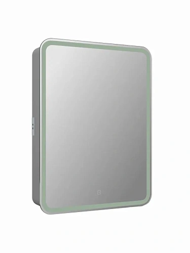 Зеркальный шкаф Taliente CBled TA-CBled-EL6080R с LED-подсветкой, 60x15x80, асимметричный, с розеткой Зеркальный шкаф Taliente CBled TA-CBled-EL6080R с LED-подсветкой, 60x15x80, асимметричный, с розеткой