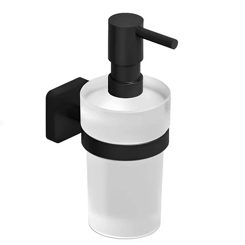 Дозатор жидкого мыла Kludi VELA S 2597639 черный матовый Дозатор жидкого мыла Kludi VELA S 2597639 черный матовый