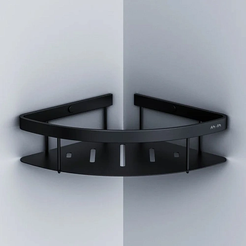 Полка AM.PM Sense L A7454122 угловая, черный Полка AM.PM Sense L A7454122 угловая, черный