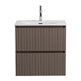 Тумба под раковину BelBagno UNO-600-2C-SO-СO подвесная, бежевый матовый, 600x455x608 Тумба под раковину BelBagno UNO-600-2C-SO-СO подвесная, бежевый матовый, 600x455x608