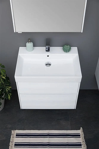 Тумба под раковину Aquanet Бруклин 60 белый 00203958 Тумба под раковину Aquanet Бруклин 60 белый 00203958