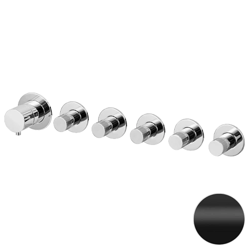 Смеситель для душа Remer X Style N98D5PWBNO, черный матовый Смеситель для душа Remer X Style N98D5PWBNO, черный матовый