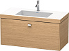 Картинка анонса товара «тумба с раковиной duravit brioso br4602o1052 100 см европейский дуб»