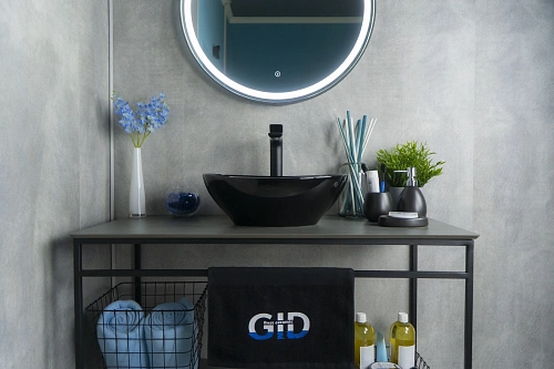 Раковина Gid Nc920 52231 накладная черная глянцевая 41x34x15 Раковина Gid Nc920 52231 накладная черная глянцевая 41x34x15