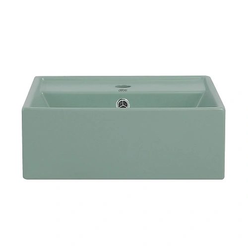 Раковина ABBER Rechteck AC2208MCG накладная, светло-зеленая матовая Раковина ABBER Rechteck AC2208MCG накладная, светло-зеленая матовая