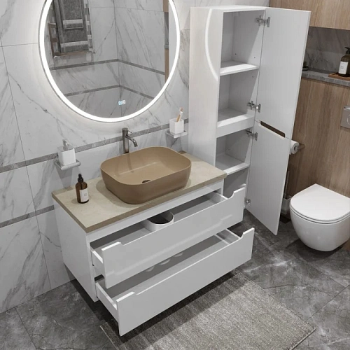 Тумба со столешницей и раковиной BelBagno ETNA 80 etna80bl-kepmco-1302h316-set подвесная ETNA80BL-KEPMCO-1302H316-SET Тумба со столешницей и раковиной BelBagno ETNA 80 etna80bl-kepmco-1302h316-set подвесная ETNA80BL-KEPMCO-1302H316-SET