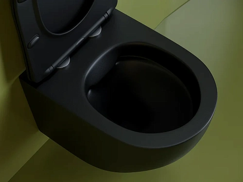 Унитаз подвесной Ceramica Nova UNO CN11001MB черный матовый Унитаз подвесной Ceramica Nova UNO CN11001MB черный матовый