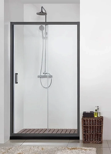 Душевая дверь Aquatek двухэлементная, раздвижная1200x2000 профиль черный, стекло прозрачное AQ ARI R AQ ARI RA 12020BL Душевая дверь Aquatek двухэлементная, раздвижная1200x2000 профиль черный, стекло прозрачное AQ ARI R AQ ARI RA 12020BL