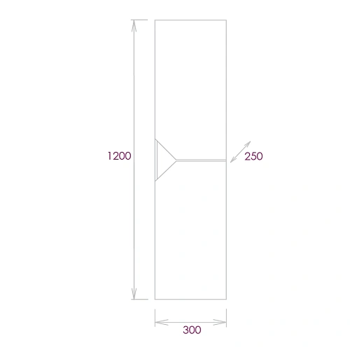 Шкаф-пенал Onika ФРИДОМ 30.10 У бетон универсальный 403069 Шкаф-пенал Onika ФРИДОМ 30.10 У бетон универсальный 403069