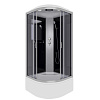 Картинка анонса товара «душевая кабина niagara classic ng-2507-14 (800х800х2150) высокий поддон (40см) стекло тонированное 25071434»