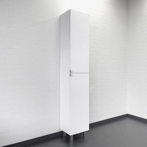 Шкаф-пенал Comforty Лима 35Н 00-00019243 белая матовая Шкаф-пенал Comforty Лима 35Н 00-00019243 белая матовая