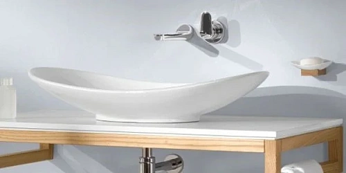 Раковина накладная Villeroy & Boch My Nature 67 x 43 см CeramicPlus 411060R1 Раковина накладная Villeroy & Boch My Nature 67 x 43 см CeramicPlus 411060R1