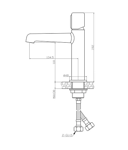 Комплект смесителей Agger Slim A2231100 хром Комплект смесителей Agger Slim A2231100 хром