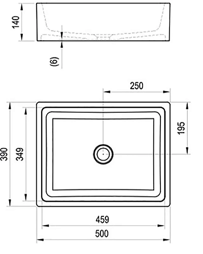 Раковина Ravak Formy 01 500 D белый без перелива XJL01250000 Раковина Ravak Formy 01 500 D белый без перелива XJL01250000