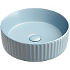 Картинка анонса товара «раковина ceramica nova element cn6057ml голубой матовый накладная»