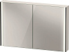 Картинка анонса товара «зеркальный шкаф duravit xviu xv71340b2b2 122 см черный матовый»