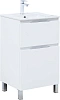 Тумба с раковиной Aquanet Алвита new 50 00345673 напольная белый матовый
