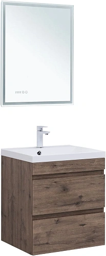 Тумба с раковиной Aquanet Нота new 58 00335875 дуб веллингтон табак Тумба с раковиной Aquanet Нота new 58 00335875 дуб веллингтон табак