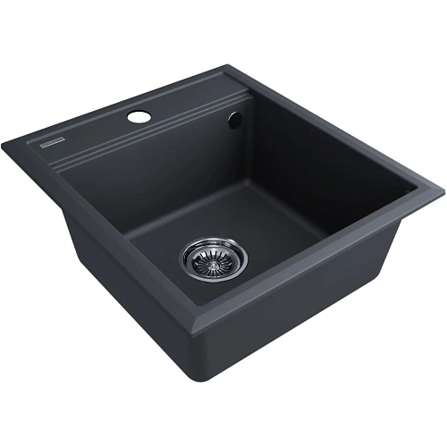 Кухонная мойка Paulmark STEPIA 45 PM114651-AN, антрацит, 460х510 Кухонная мойка Paulmark STEPIA 45 PM114651-AN, антрацит, 460х510