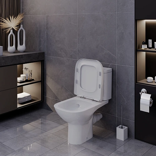 Унитаз напольный Taliente Elegia Vortex EG25065 белый, с бачком и крышкой микролифт Унитаз напольный Taliente Elegia Vortex EG25065 белый, с бачком и крышкой микролифт