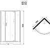 Душевая кабина GROSSMAN Classic GR170 (100x100x205) Душевая кабина GROSSMAN Classic GR170 (100x100x205)