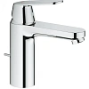 Смеситель для раковины GROHE Eurosmart Cosmopolitan (23325000) с донным клапаном, средний излив, хром Смеситель для раковины GROHE Eurosmart Cosmopolitan (23325000) с донным клапаном, средний излив, хром
