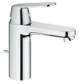 Смеситель для раковины GROHE Eurosmart Cosmopolitan (23325000) с донным клапаном, средний излив, хром Смеситель для раковины GROHE Eurosmart Cosmopolitan (23325000) с донным клапаном, средний излив, хром