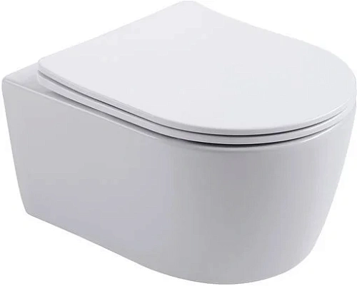 Унитаз подвесной Aquanet Smart Rimless LX-1106 SMART W с крышкой Унитаз подвесной Aquanet Smart Rimless LX-1106 SMART W с крышкой
