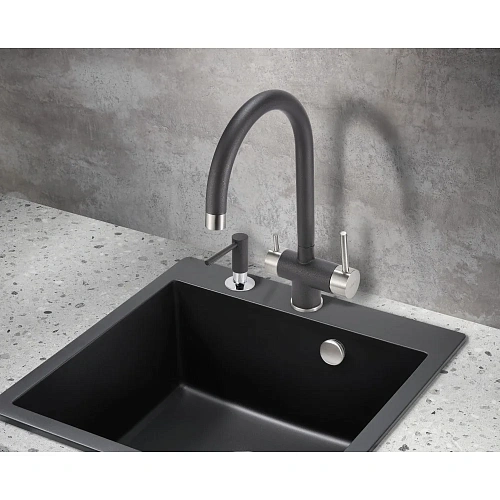 Смеситель для кухни Milacio Ultra ( MCU.554.MB ) черный матовый Смеситель для кухни Milacio Ultra ( MCU.554.MB ) черный матовый