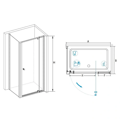 Душевой уголок RGW Passage PA-44 (PA-02 + Z-050-1) 04084470-011 Душевой уголок RGW Passage PA-44 (PA-02 + Z-050-1) 04084470-011