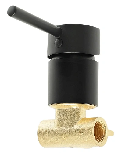 Смеситель для раковины Orange Karl M05-722b скрытого монтажа, черный Смеситель для раковины Orange Karl M05-722b скрытого монтажа, черный