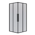 Душевой уголок Niagara Nova NG-6823-34BLACK (90x90x195) квадратная, раздвижная, черный матов., стекло прозрачное Душевой уголок Niagara Nova NG-6823-34BLACK (90x90x195) квадратная, раздвижная, черный матов., стекло прозрачное
