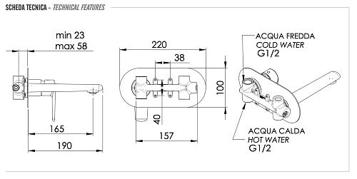 Смеситель для раковины Remer Vanity V15 Смеситель для раковины Remer Vanity V15