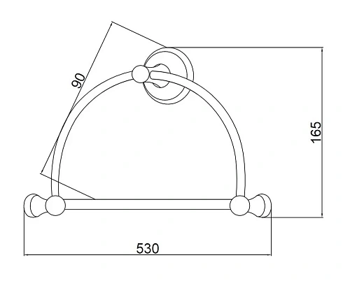 Полотенцедержатель Boheme Provanse 10805 Полотенцедержатель Boheme Provanse 10805