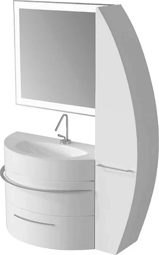 Шкаф-пенал De Aqua Эскалада RS1 R белый 00167496 Шкаф-пенал De Aqua Эскалада RS1 R белый 00167496