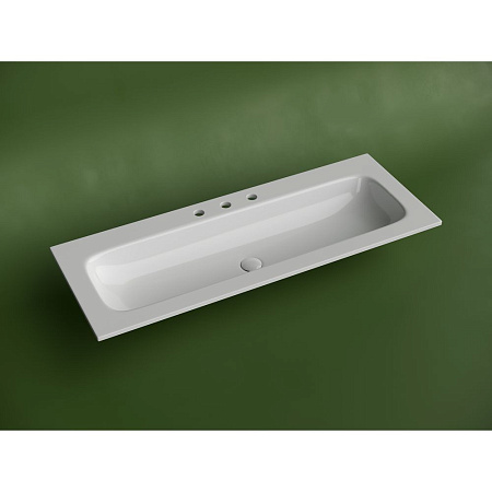 Раковина Ceramica Nova Grace CN7024 мебельная 1210x457x137 с тремя отверстиями под смеситель белый Раковина Ceramica Nova Grace CN7024 мебельная 1210x457x137 с тремя отверстиями под смеситель белый