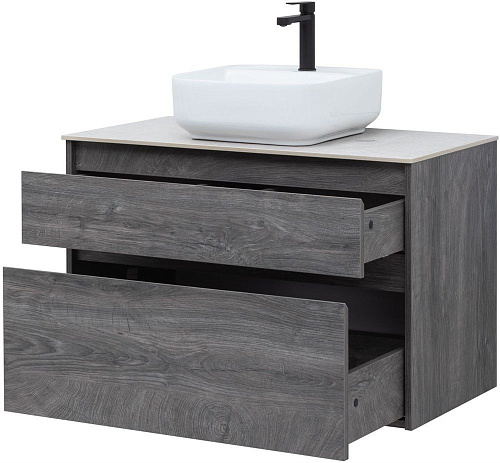 Тумба под раковину Aquanet Nova Lite 90 дуб рошелье (2 ящика) 00242267 Тумба под раковину Aquanet Nova Lite 90 дуб рошелье (2 ящика) 00242267