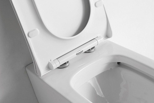 Унитаз приставной CeramaLux 3178 белый с крышкой микролифт Унитаз приставной CeramaLux 3178 белый с крышкой микролифт