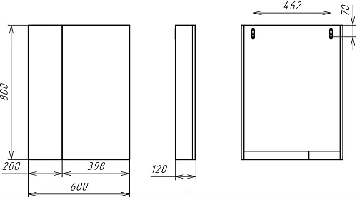 Комплект мебели DIWO Ростов 60 белая, в современном стиле, российская (гарнитур, комплект) 461298 Комплект мебели DIWO Ростов 60 белая, в современном стиле, российская (гарнитур, комплект) 461298
