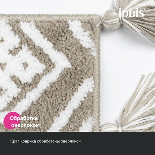 Коврик IDDIS Decor (DT02P58i12) 50x80 микрофибра бежевый Коврик IDDIS Decor (DT02P58i12) 50x80 микрофибра бежевый