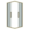 Душевой уголок GROSSMAN Cosmo 300.K33.02.9090.32.00 (90x90x195) квадрат,раздвижн,золото сатин,стекло прозрачн Душевой уголок GROSSMAN Cosmo 300.K33.02.9090.32.00 (90x90x195) квадрат,раздвижн,золото сатин,стекло прозрачн